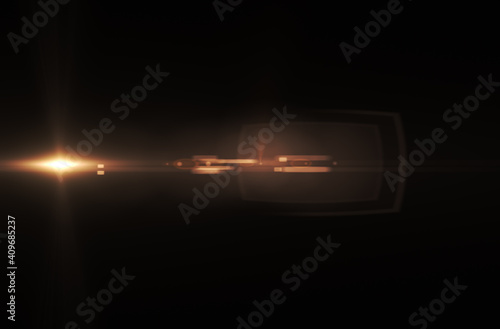lens flares for photography and  anamorphic lens flare