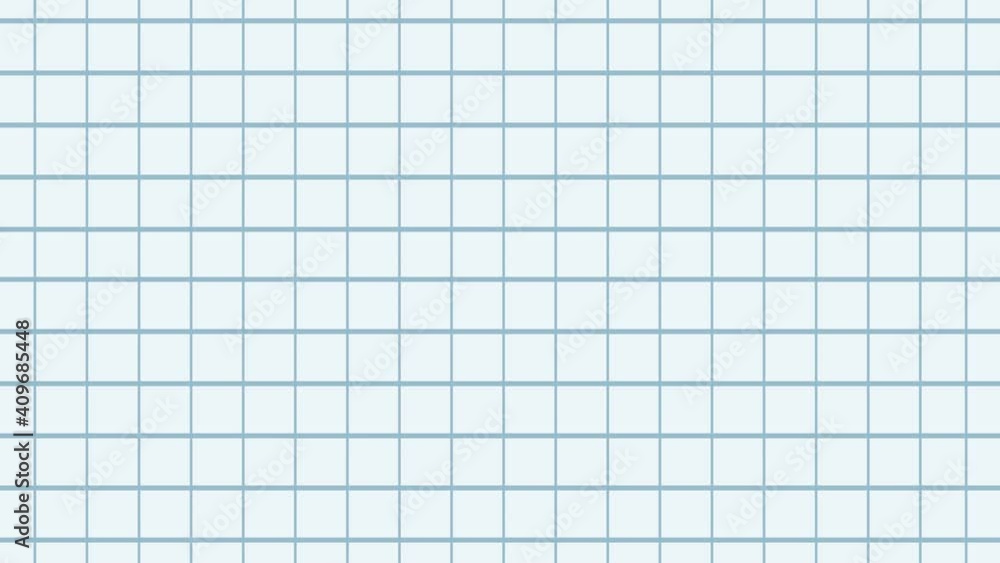 Exercise book sheet in a cage. School notebook. A white field with a geometric pattern Exercise book sheet in a cage. School notebook. A white field with a geometric pattern