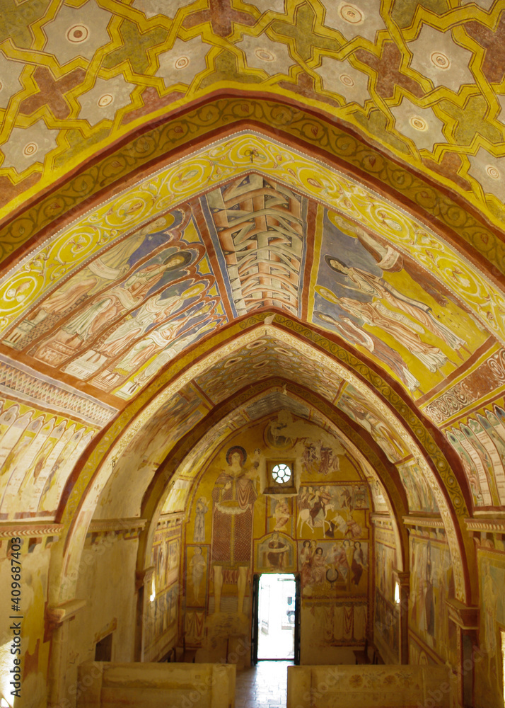 Bominaco (AQ) Abruzzo - The precious frescoes of the Oratory of San Pellegrino