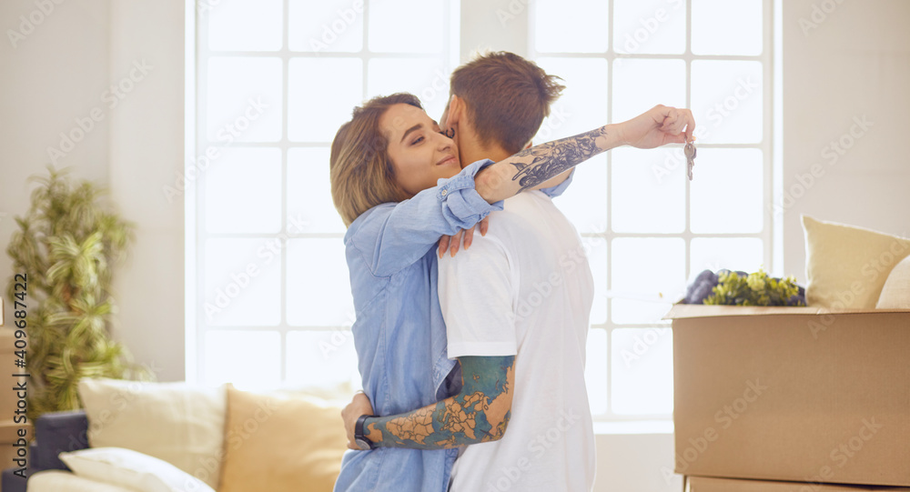 Fototapeta premium Couple at reception discussing issues with a sexologist