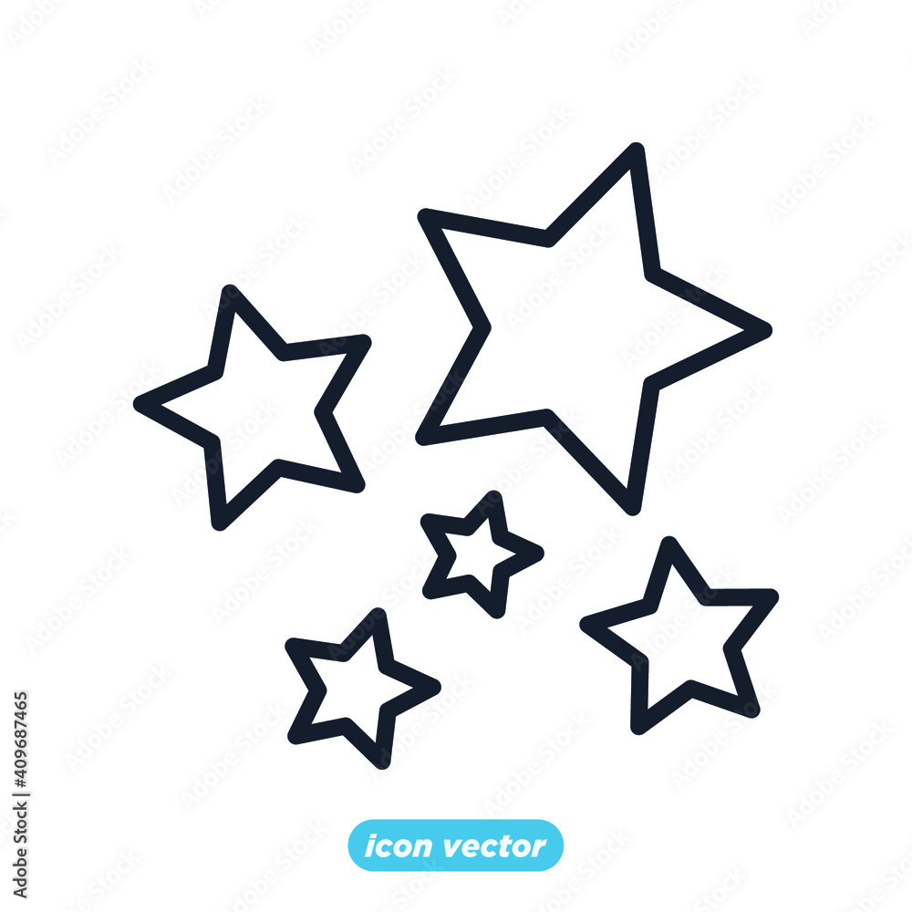 star icons. Shining star. Abstract Falling Star symbol vector illustration star icons. Shining star. Abstract Falling Star symbol vector illustration