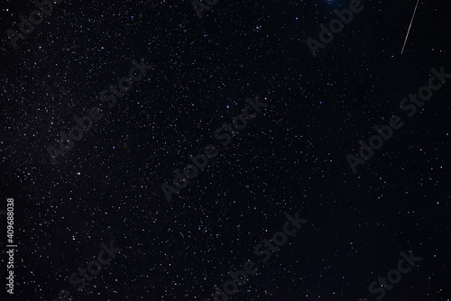 Obraz na płótnie Stars in the night sky close-up. The summer night sky w salonie