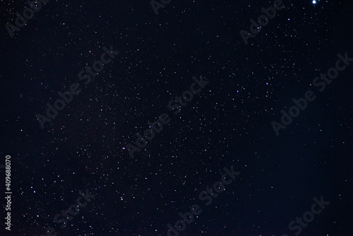Obraz na płótnie Stars in the night sky close-up. The summer night sky w salonie