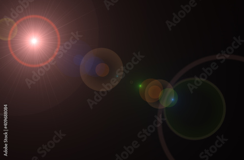 lens flares for photography and  anamorphic lens flare