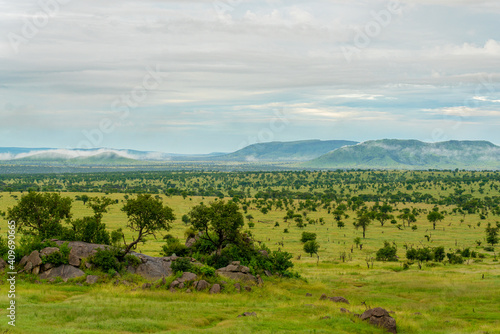 African panorama in Serengeti national park © Иван Грабилин