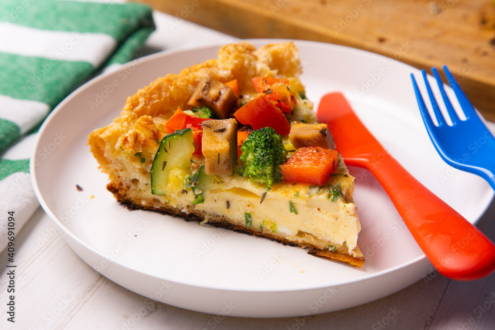 Veggie quiche traditional french recipe Veggie quiche traditional french recipe
