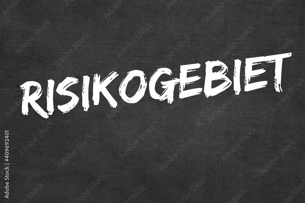 Obraz premium Risikogebiet 