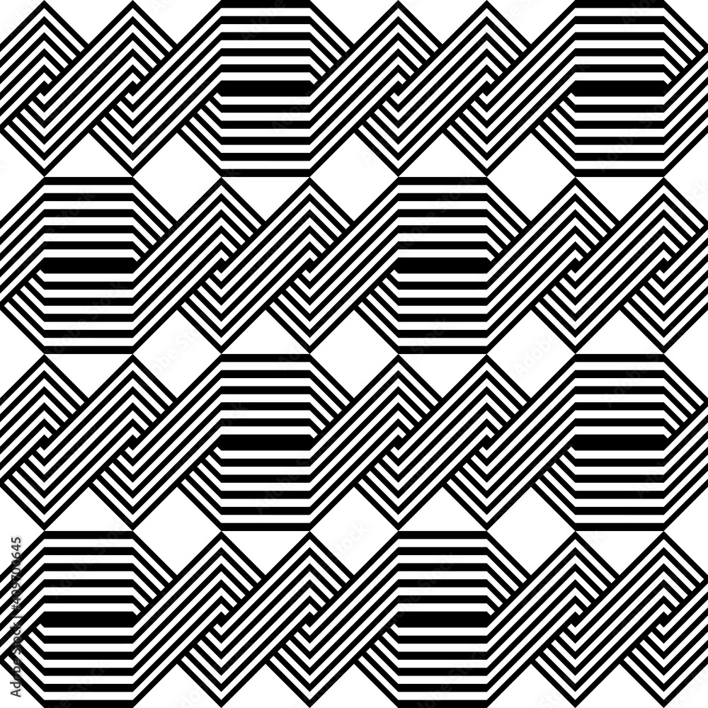 Design seamless monochrome zigzag pattern Design seamless monochrome zigzag pattern