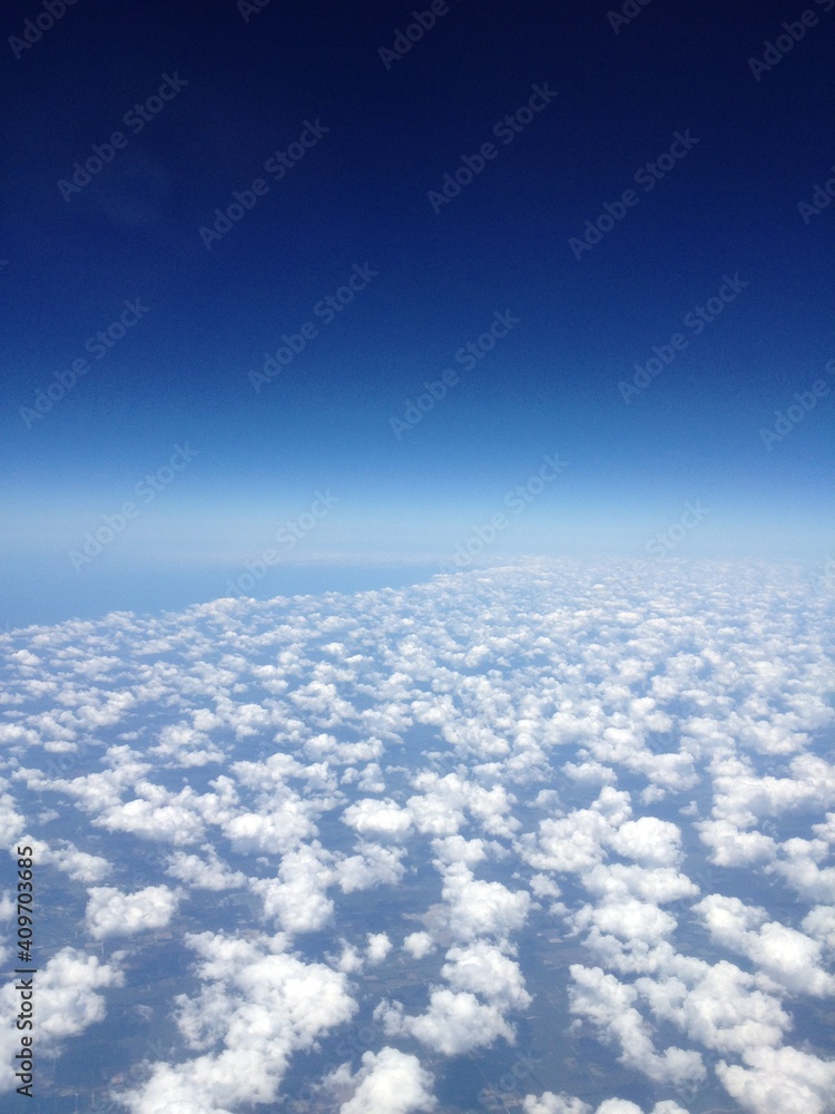blue sky above clouds blue sky above clouds
