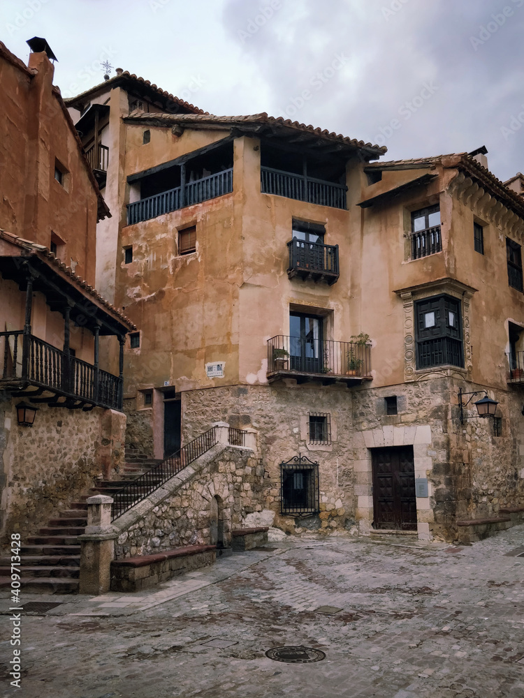 Houses in Albarracin. Teruel, Spain Houses in Albarracin. Teruel, Spain