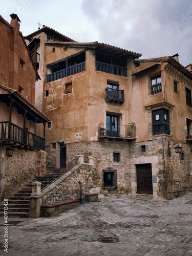 Houses in Albarracin. Teruel, Spain