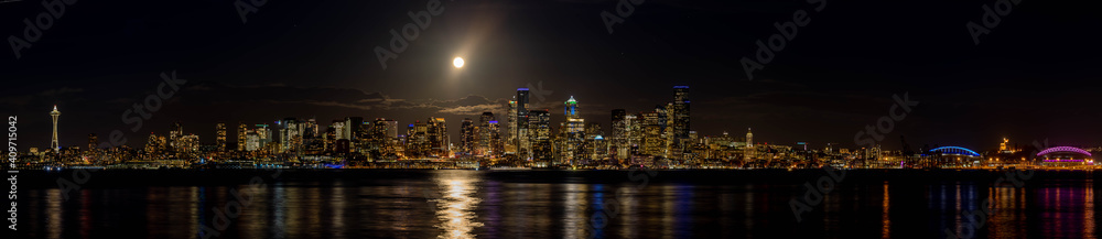 Seattle Skyline after Dark