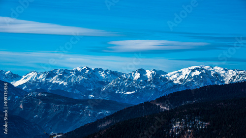 winter alpine views