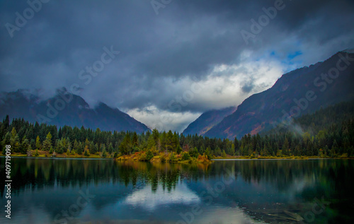 Gold Creek Pond Autumn, Snoqualmie Pass, Washington © Minner Photography