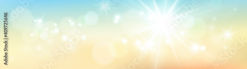 sea sandy beach. foamy sea waves splashing on sandy coast.  Sea Summer Background.Sky Sunset. Ocean With Sun. Eps10