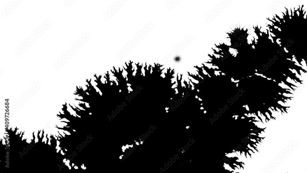Abstract Ink Drops on Wet Paper Abstract Ink Drops on Wet Paper