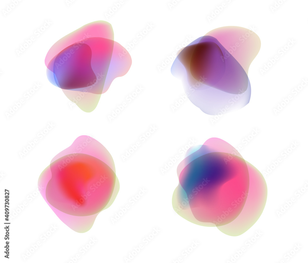 Abstract background with mesh gradient shape. Use it for print or web modern poster design. Vector illustration.