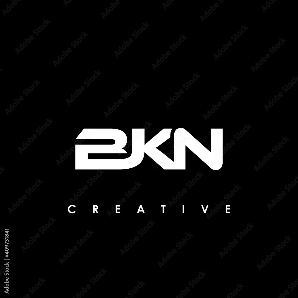 BKN Letter Initial Logo Design Template Vector Illustration BKN Letter Initial Logo Design Template Vector Illustration