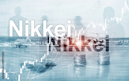 The Nikkei 225 Stock Average Index. Financial Business Economic concept.