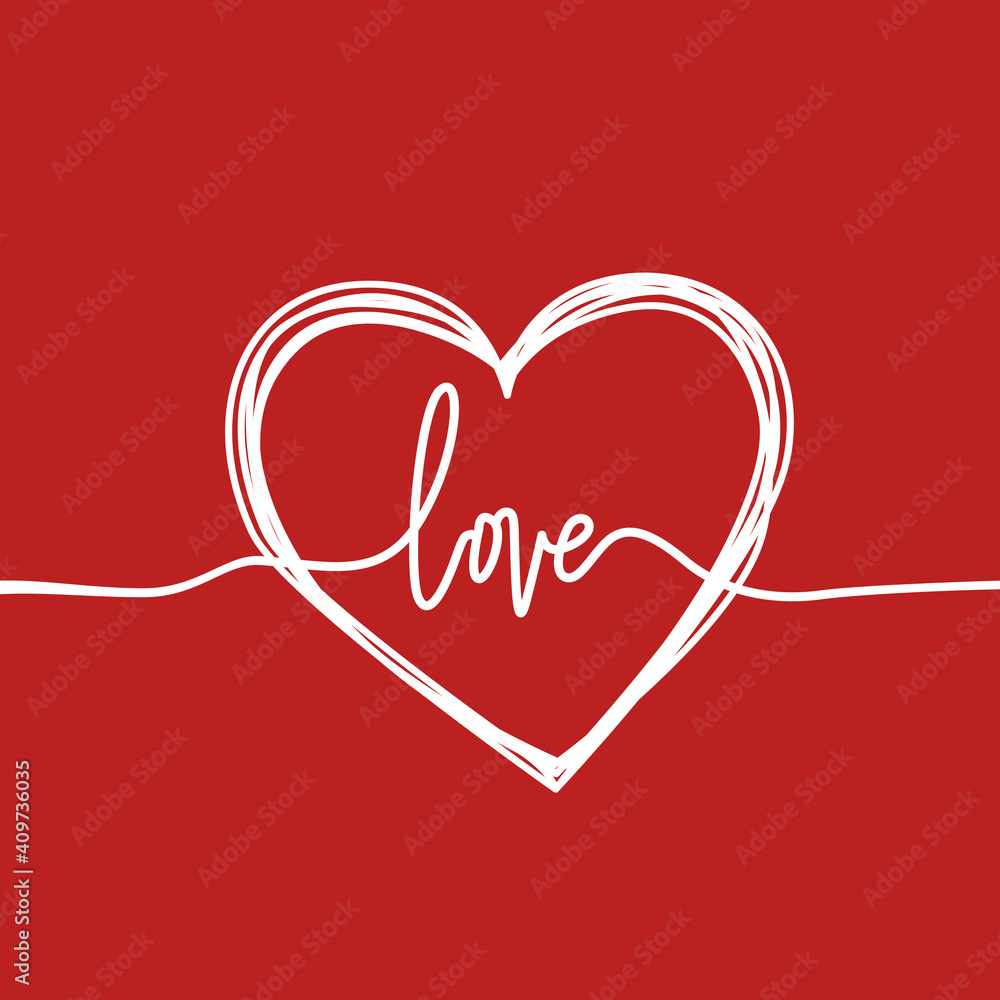 vector love lettering with line art style.Vector illustration. vector love lettering with line art style.Vector illustration.