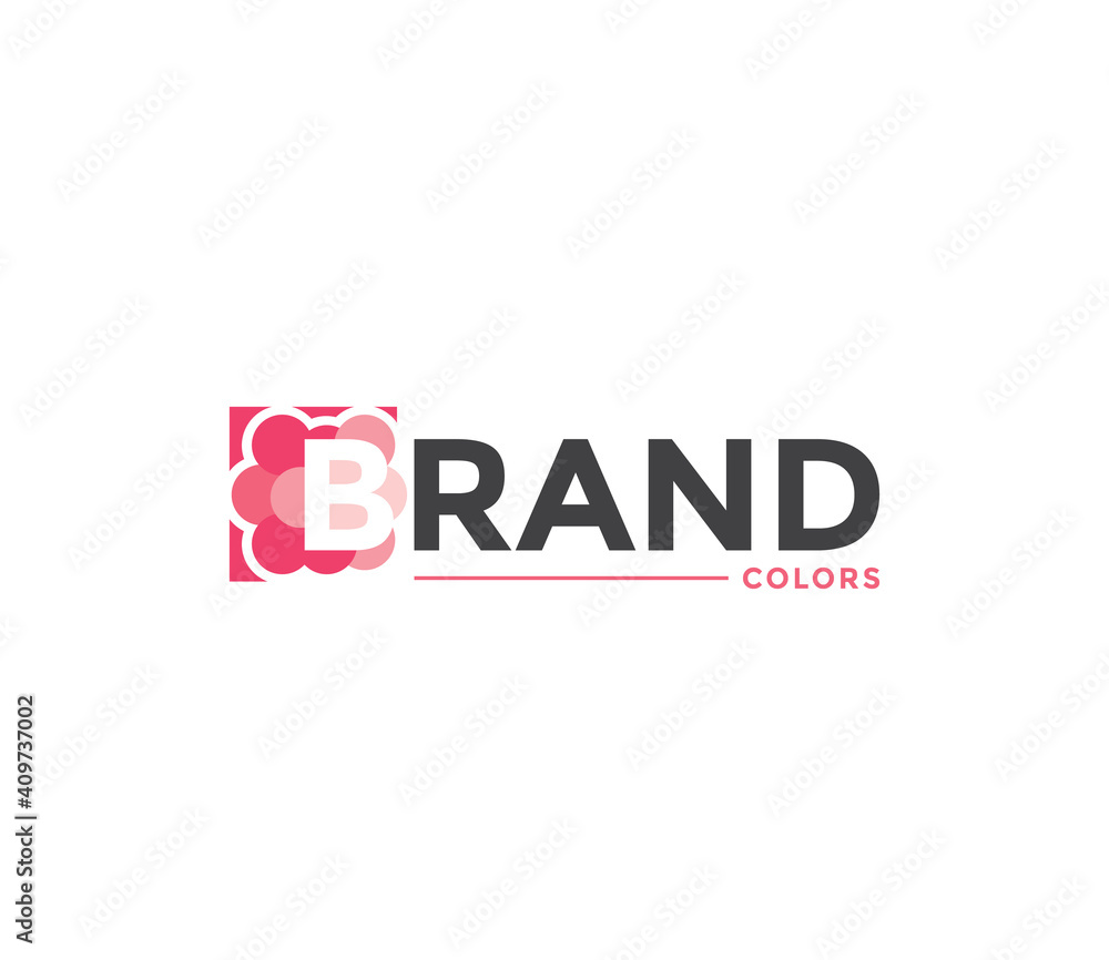BRAND Colors Company Business Modern Name Concept