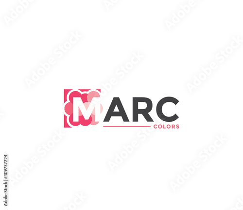 MARC Colors Company Business Modern Name Concept
