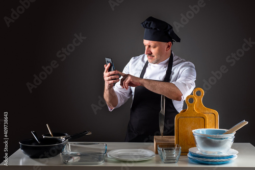 Chef in the kitchen. Openin...