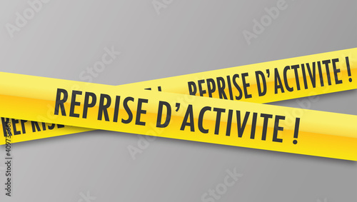 Logo reprise d'activité.