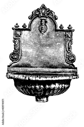 Old Fashioned Styled Rustic Lavatory