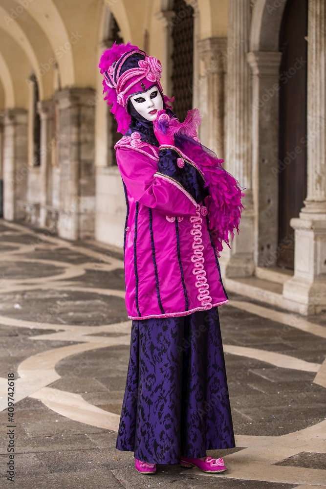 Mask in carnival of Venice Mask in carnival of Venice