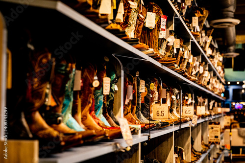 Cowboy Boots Fill The Shelves photo