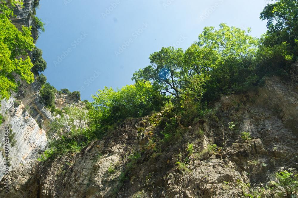 view of mountains in the Aragonese Pyrenees, in the province of Huesca, Spain. view of mountains in the Aragonese Pyrenees, in the province of Huesca, Spain.