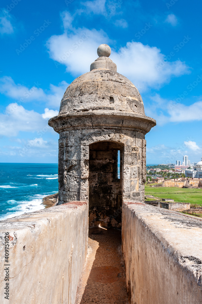 Castillo De San Cristobal Watch Tower, Old San Juan, Puerto Rico Castillo De San Cristobal Watch Tower, Old San Juan, Puerto Rico