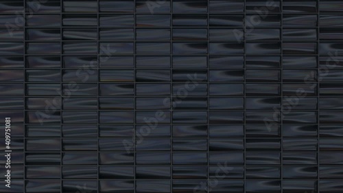 Wallpaper Mural Abstract black looping background. Color reflection. Torontodigital.ca