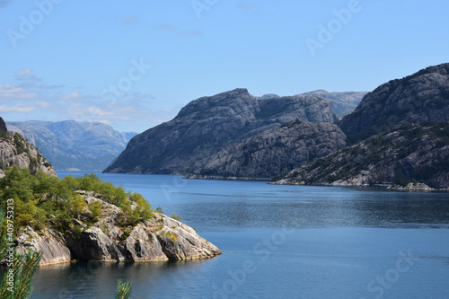 View over Lysefjord