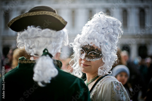 The Carnival of Venice (Italian: Carnevale di Venezia) is an annual festival held in Venice photo