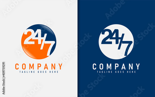 24 Hours for 7 Days Business Logo Design.