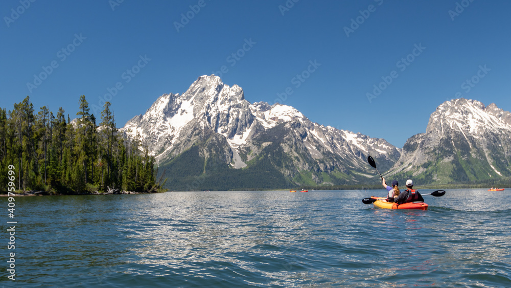 Kayaking in Grand Teton NP, Wyoming Outdoor Activities Grand Tetons Kayaking in Grand Teton NP, Wyoming Outdoor Activities Grand Tetons