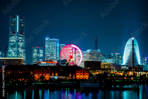 Wallpaper Mural City Of Yokohama in Japan Torontodigital.ca