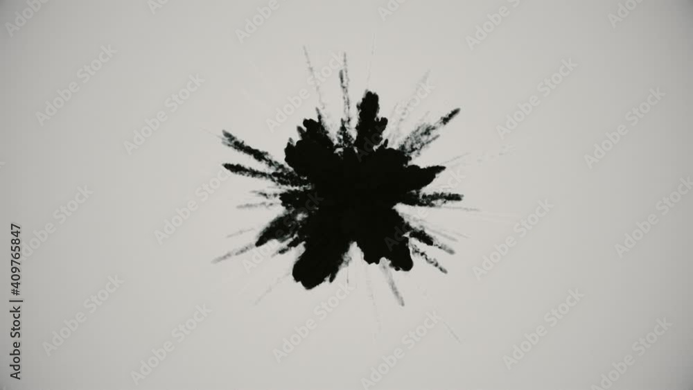 Abstract ink explosion. Slow motion burst. Film grain imitation, digital noise, grange, retro, vintage Abstract ink explosion. Slow motion burst. Film grain imitation, digital noise, grange, retro, vintage