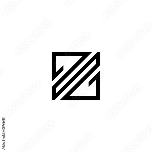 Minimalist logo ZG letter