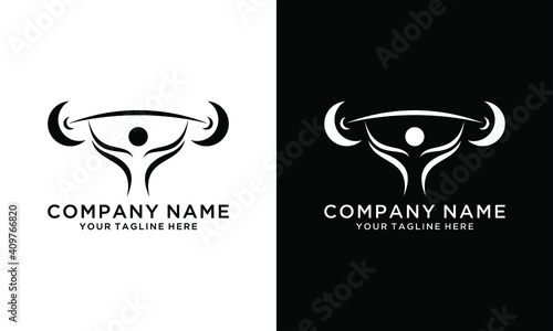 Weightlifting. Weight lifter with big barbell, isolated vector silhouette. Strong man