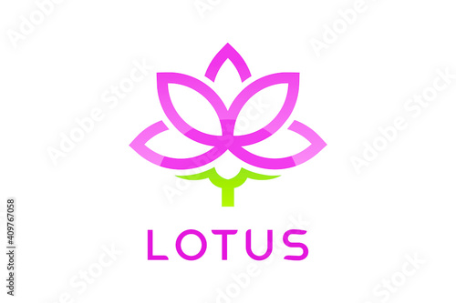 Wallpaper Mural Lotus flower logo design Torontodigital.ca