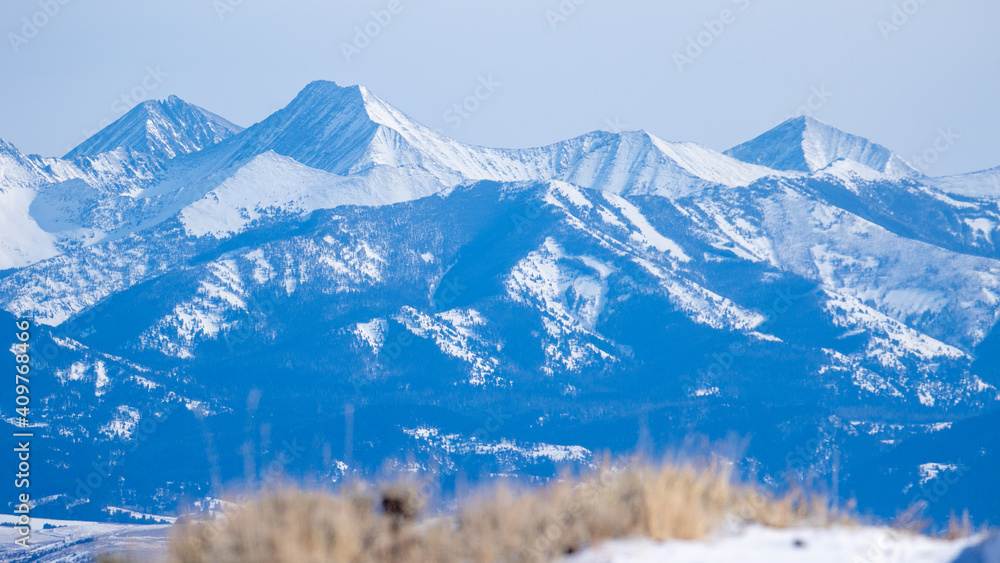 Bozeman Montana Mountains, Bridger Mountain Ski Range