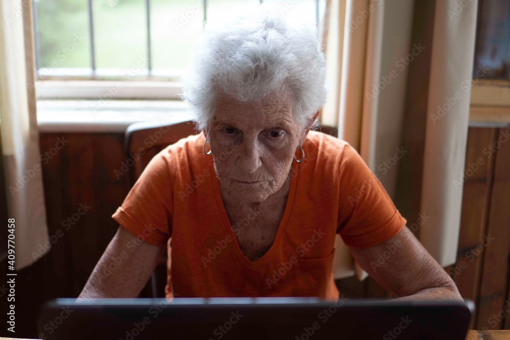 old women with technology old women with technology