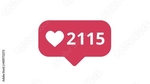 Modern Like Icon Animation 