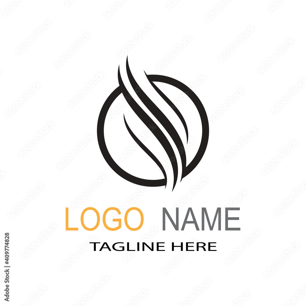 hair icon vector illustration design logo template hair icon vector illustration design logo template