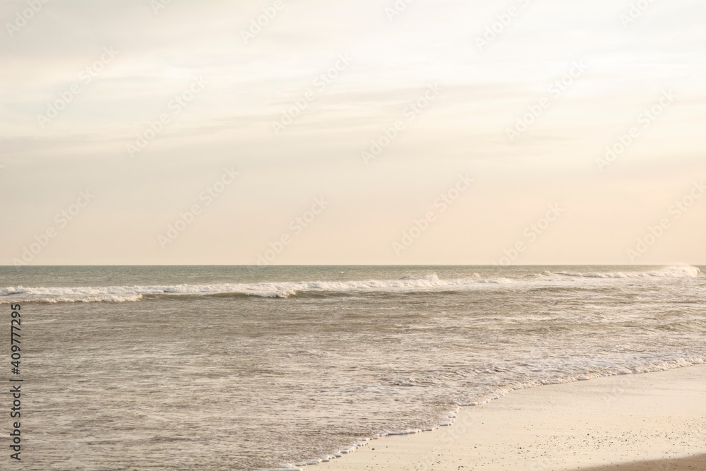 beach at sunset