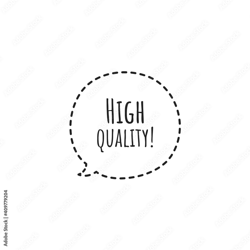 ''High quality'' Lettering/Seal