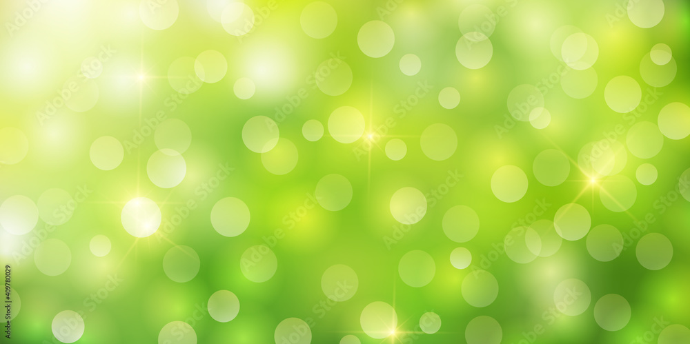 Obraz premium 新緑 光 空 背景